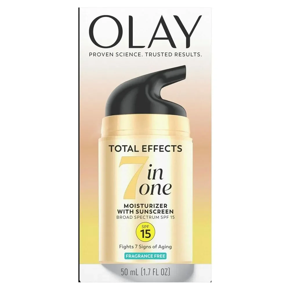 OLAY Total Effects 7-in-1 Anti-Aging Face Moisturizer with SPF 15 White 1.7 oz